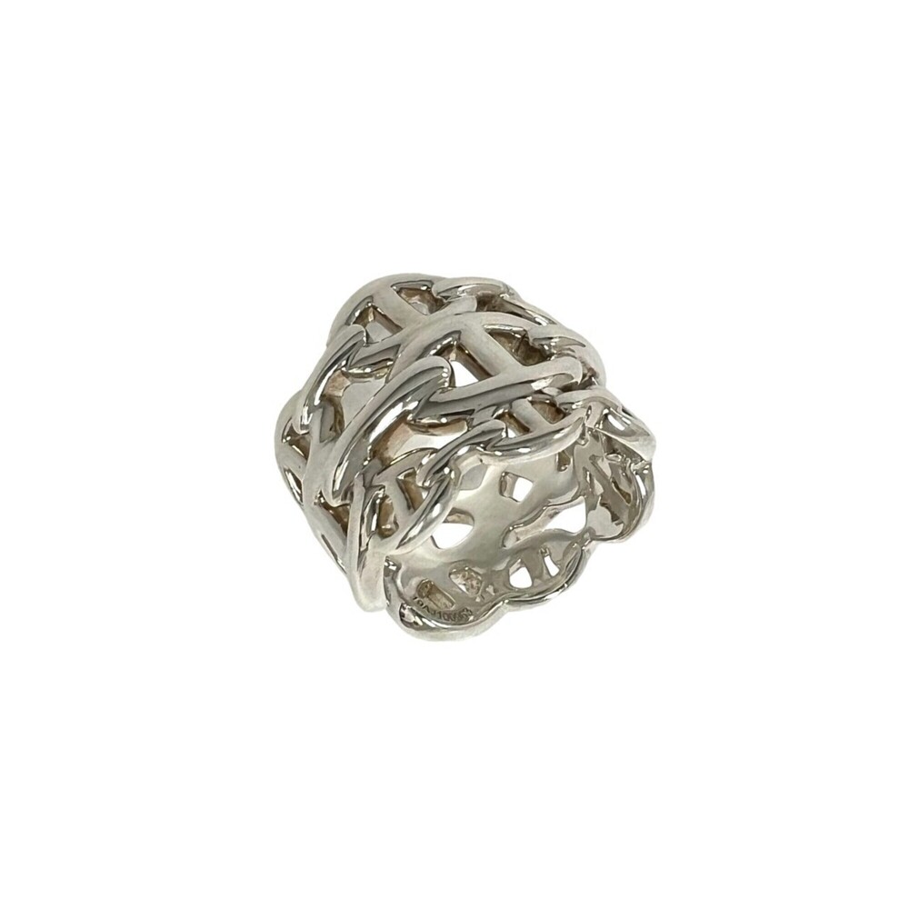 HERMES Silver Ring #56
